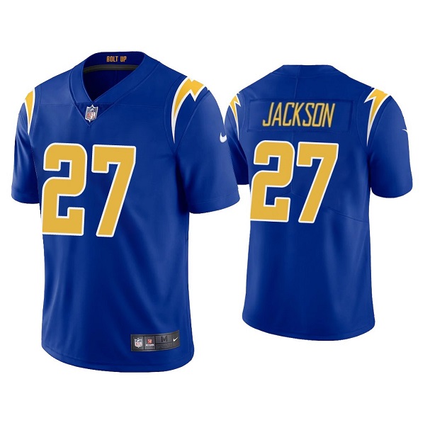 Men's Los Angeles Chargers #27 J.C. Jackson Royal Vapor Untouchable Limited Stitched Jersey